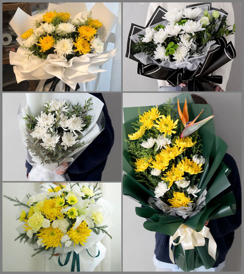 贵州黔西南州望谟县边饶镇坎边村白事花束代送